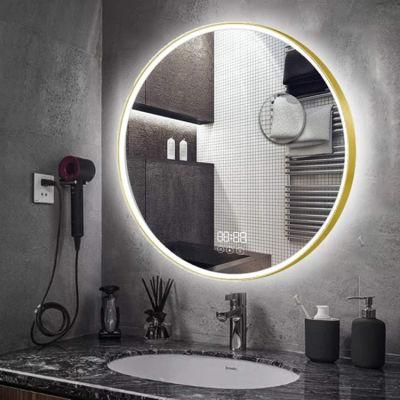 Wholesale Price Smart Home Glass Mirror Wall Mounted Frame LED Light Bath Mirrors