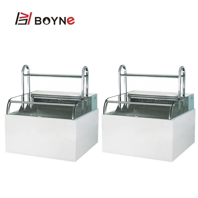 Commercial Bakery Shop Single Layer One Side Opened Cake Chiller Showcase