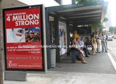 Bus Shelter with Stainless Steel (HS-BS-C010)