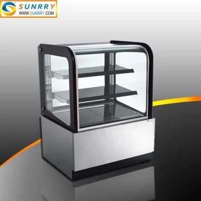 Commercial Vertical Cold Cake Display Showcase with Automatic Defrost System