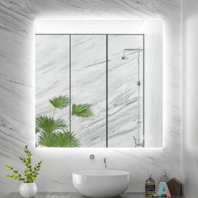 Waterproof Fogless Jh Glass China Wall Big Lamps Floor LED Mirror Manufacture