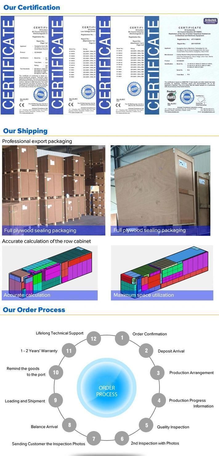 Double Layers Double Temperature Cabinet Chiller Display for Chains