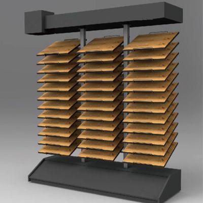 Customized Laminate Flooring/Wing Tile Metal/Quartz/Stone Display Stand Display Rack/Exhibition Shelf for Floor Tile/Ceramic Tile