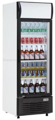 Single Glass Door Supermarket Wholesale Beverage Showcase with CB CE