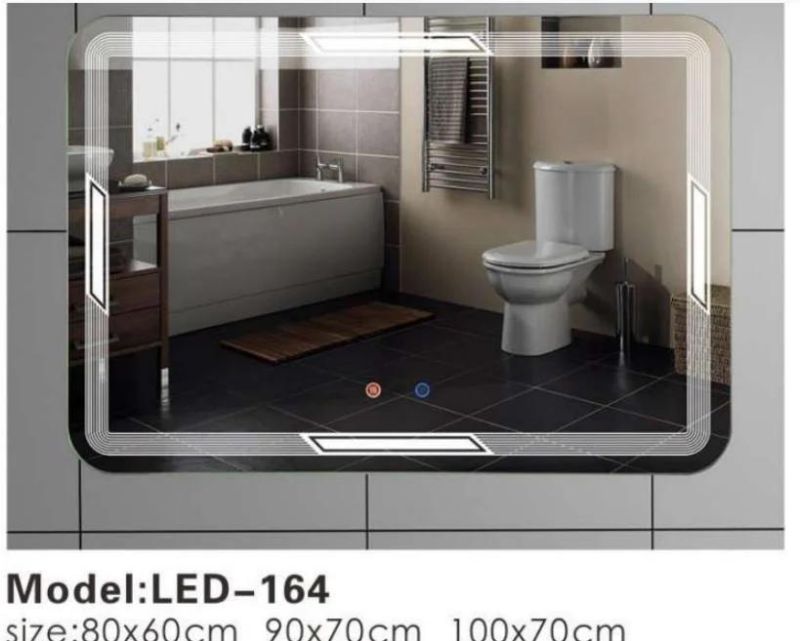 120cm Big Size LED Wall Sensor Fogless Smart Bathroom Mirror