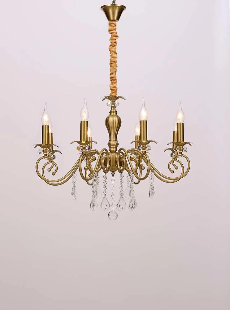 Modern Decoration European Style Living Room Metal Iron Chandelier