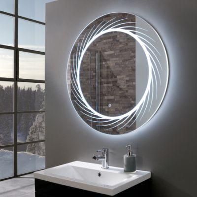 Home Decor Hotel Illumitaed Wall Mounted Round Oval Vanity Top Bathroom Lighted LED Mirror