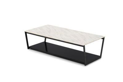 Luxury Living Room Coffee Table Combination Modern Nordic Furniture Marble Square Side Table