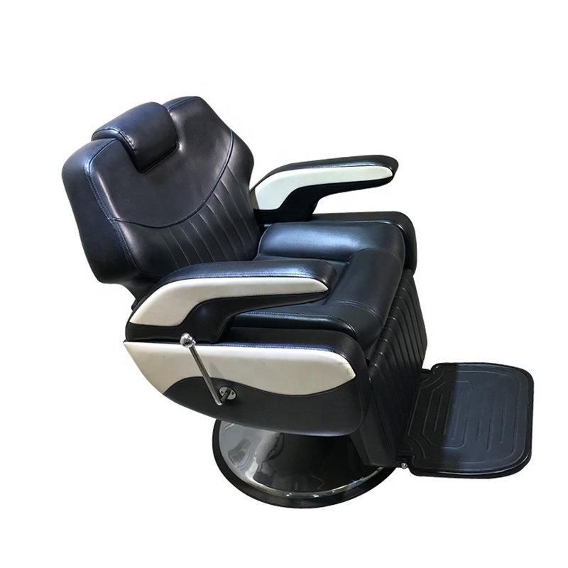 Hl-9237 Salon Barber Chair for Man or Woman with Stainless Steel Armrest and Aluminum Pedal