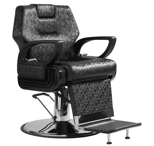 Hl- 6085 Salon Barber Chair for Man or Woman with Stainless Steel Armrest and Aluminum Pedal