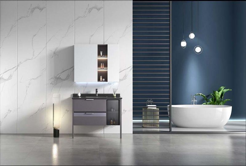 PVC Modern Style Bathroom Cabinet Bathroom Cabinet Vanity