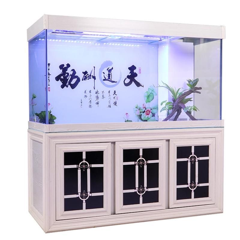 Glass Large Aquarium Arowana Fish Tank Base Cabinet Ecological Landscape