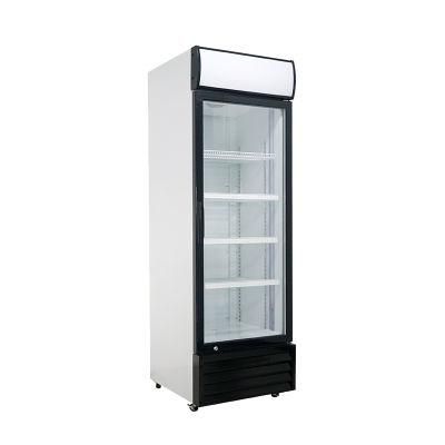 Dynamic Cooling Commercial Single Glass Door Beverage Upright Drink Display Cooler Showcase