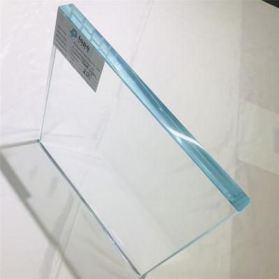 Guangzhou 3mm-22mm High Transparent Extra Clear Jewelry Cabinet Showcase Glass (PG-TP)