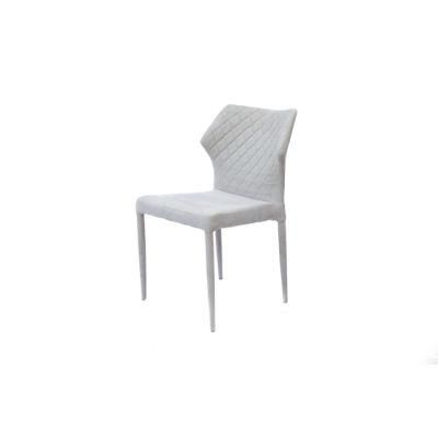 Modern Restaurant Living Room Apartment Lounge Home Furniture Fabric Velvet Steel Dining Chair