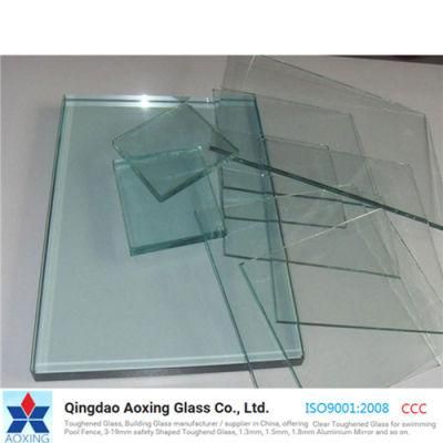 1-19mm Sheet Clear Float Glass for Building/Window