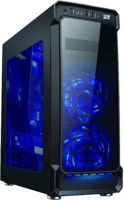 PC Cabinet Tempered Glass Gaming ATX Full Tower Gamer Computer Case with RGB Fan