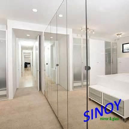 Double Coated Waterproof Clear Silver Mirror Glass with High Reflectivity for Bathroom, Furniture, Home Decors