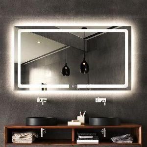 Frameless Design Bathroom LED Backlit Vanity Mirror Hotels