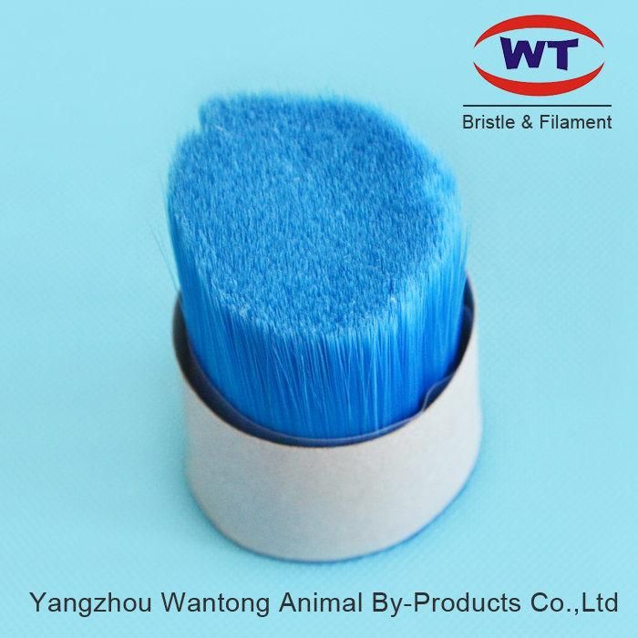 Light Blue Solid Tapered Synthetic Bristle for Paint Brush