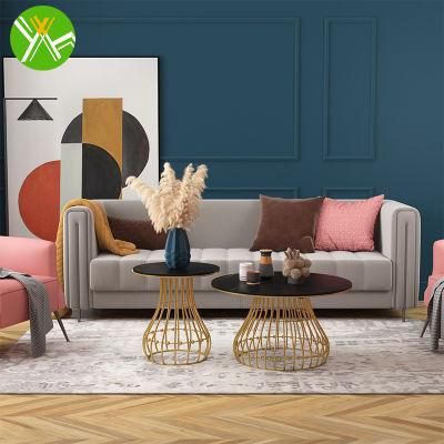 Yuhaiside Table Coffee Sofa Furniture Metal End Tea Bedside Bed Modern Side Table for Living Room