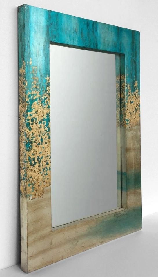 Handpainted Water Color Mirror Chinese Furniture Manufacturers (LH-M170852)