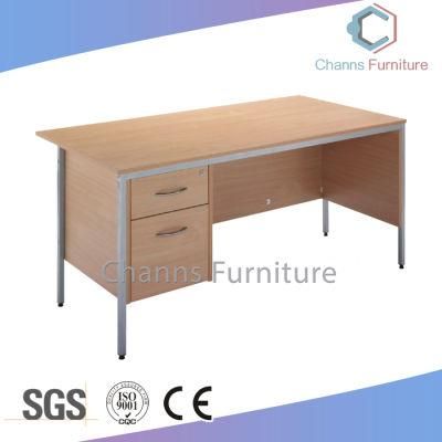 Modern Furniture Executive Office Table Straight Shape Computer Desk with Metal Legs (CAS-CD18506)
