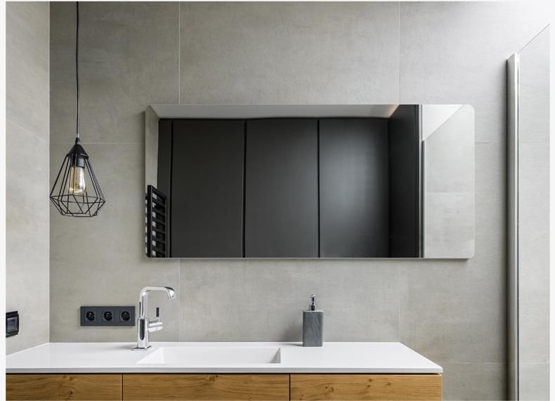 Rectangle Frameless Silver Float Glass Espejo Bathroom Furniture Wall Mirror