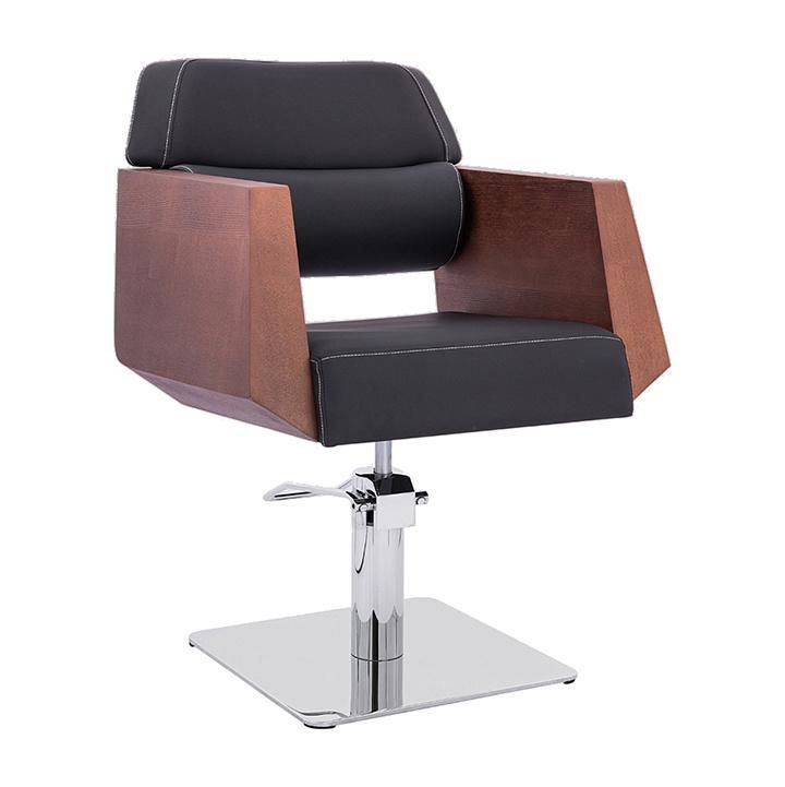 Hl-7283 Salon Barber Chair for Man or Woman with Stainless Steel Armrest and Aluminum Pedal