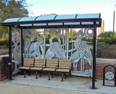 Manufacturer Customized Modern Bus Stop Shelter