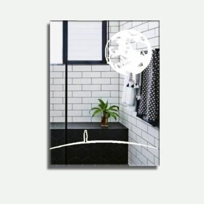 Design Wall Touch Screen Anti Fog LED Lights Smart Bathroom Mirror