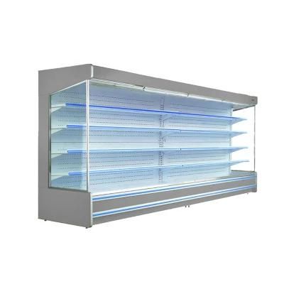 Front Open Glass Door Showcase Fridge Commercial Upright Cooler Transparent LCD Display Refrigerator Price