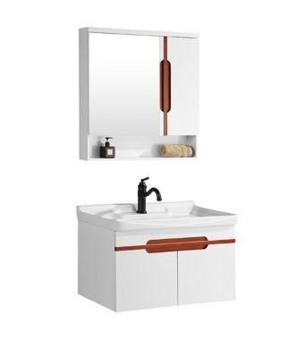 Popular Solid PVC Cabinet Bathroom Vanity for Small Size Toilet