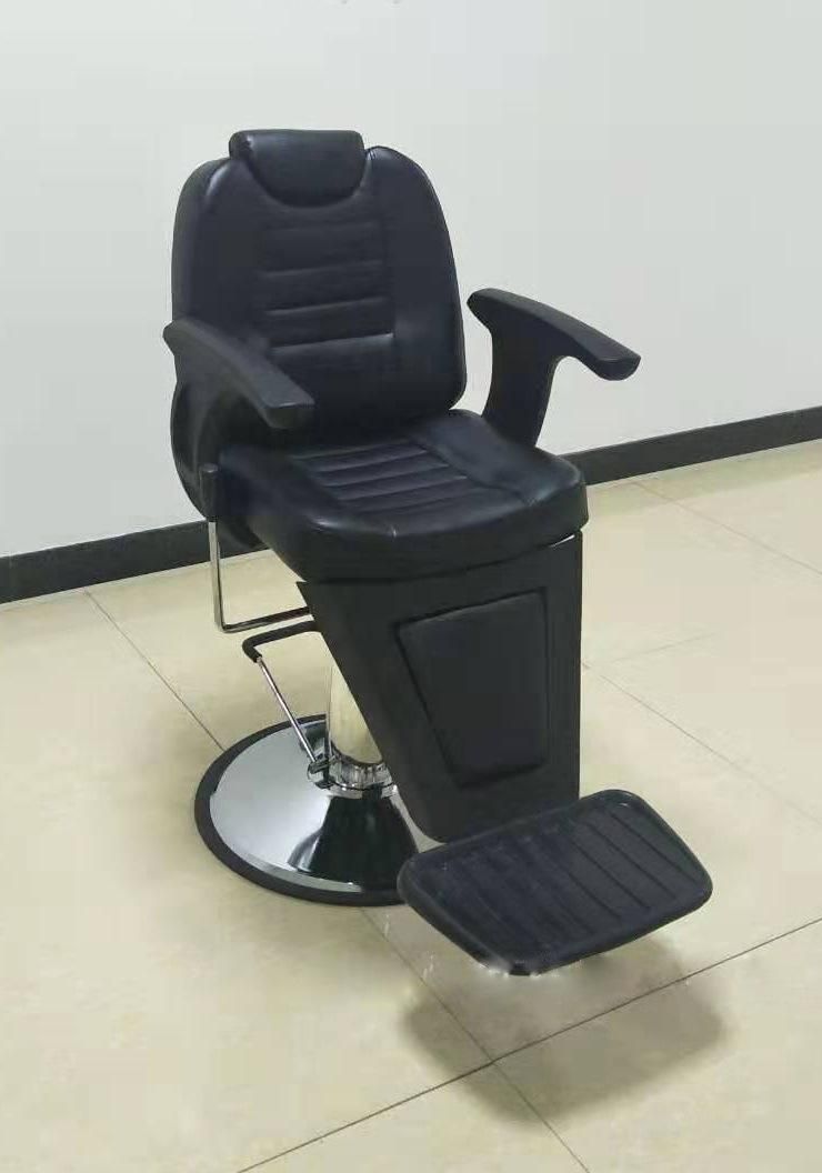 Hl-1008 2021 Salon Barber Chair for Man or Woman with Stainless Steel Armrest and Aluminum Pedal