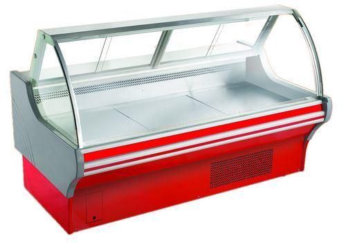 Commercial Open Counter Top Serve Over Used Deli Fish Cold Food Fresh Meat Display Refrigerator Showcase