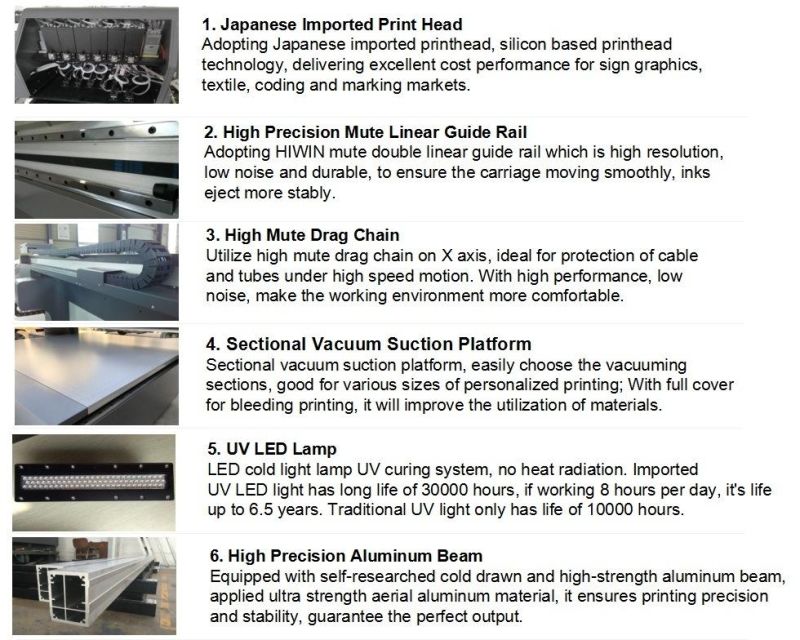 Ntek UV Inkjet Printing Machine for Metal Inkjet Printer