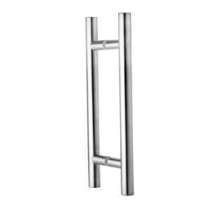 High Quality H Shaped Stainless Steel Tube Shower Pull Handle Glass Door Handle OEM Service and Furniture Accessory