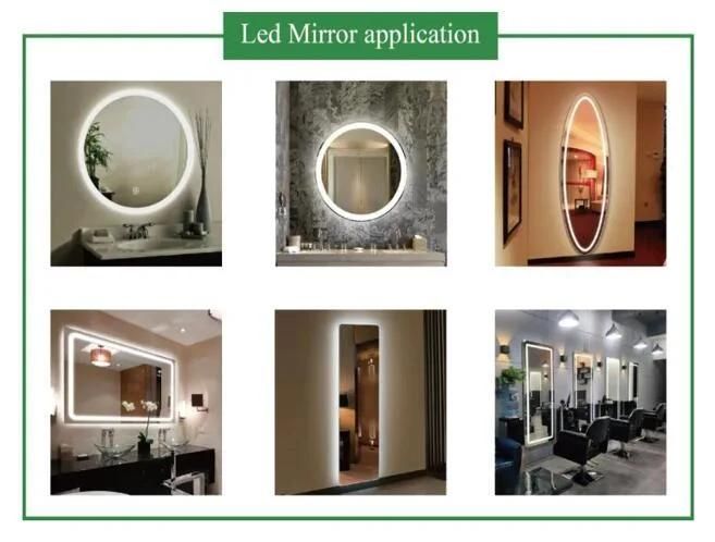 Bathroom Customized Glass LED Mirrors with Ce/UL