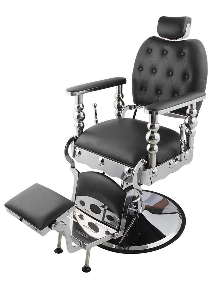 Hl-9269A Salon Barber Chair for Man or Woman with Stainless Steel Armrest and Aluminum Pedal