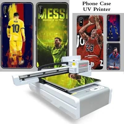 Kingjet Digital Flat Bed Cell Phone Skin Case Cover Printing Machine Glass Plastic Card UV Printer