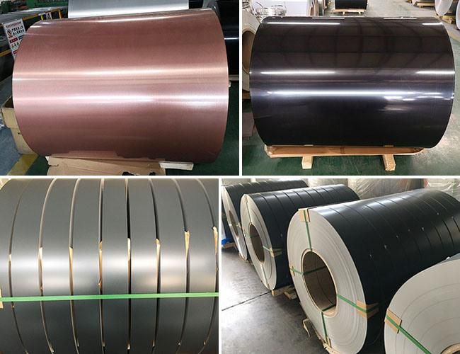 PVDF coated 3003 5182 h14 h19 aluminum coil for wall cladding/facades/roofs/canopies