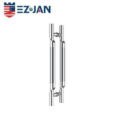 Stainless Steel Polished Double Side Tempered Glass Door Pull Handles