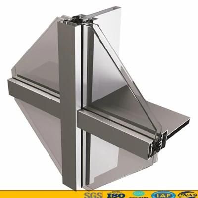 High Quality Aluminium Alloy Aluminum Profile for Curtain Wall and Window and Door with Anodized Surface and Powder Coating