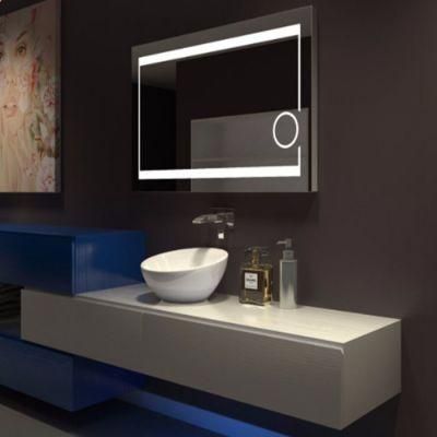5X Rectangular Magnification Bathroom Wall Mounted Vanity Top LED Mirror