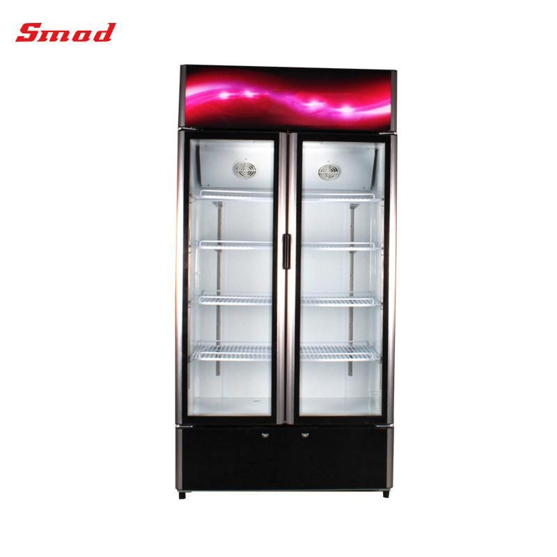 Single Glass Door Refrigerated Beverage Cooler Showcase