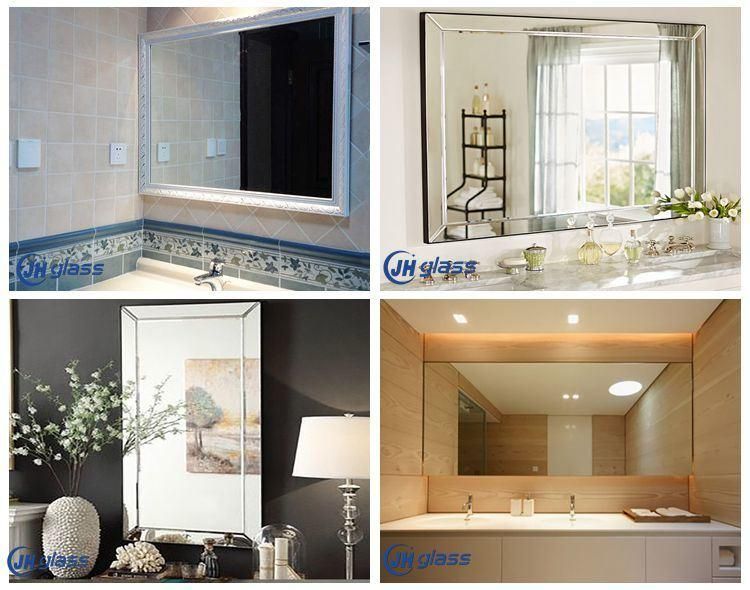 Hot Sales Good Quality Furniture Bathroom Beveled Edge Wall Silver Mirror