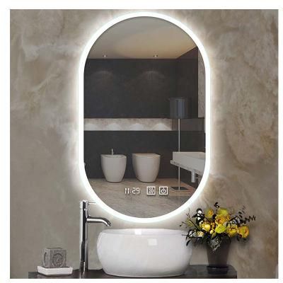 Modern Smart LED Mirror Touch Control Hotel Vanity Round Bathroom Mirror