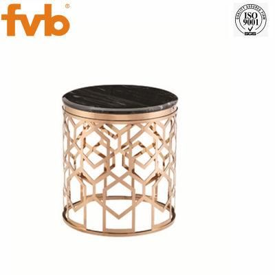Stainless Steel Marble Tea Table Creative Side Table Furniture