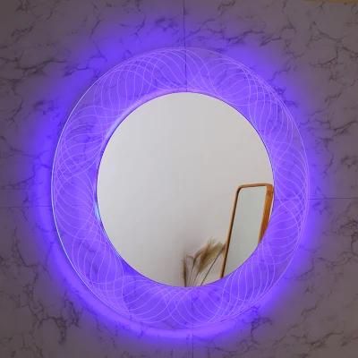 Customized Waterproof Jh Glass China Lighted Hotel Wall LED Bathroom Mirror Manufacture