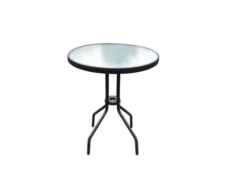 Hand Crank Adjustable Round Glass Coffee Table Base